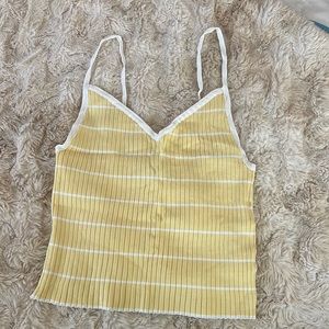 Kendall + Kylie yellow tank
